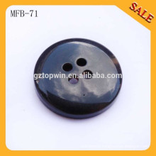MFB71 High quality fancy 4 holes ABS plastic resin coat button for garment